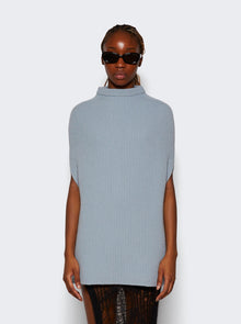 Rick Owens | Crater Turtleneck | Pale Blue