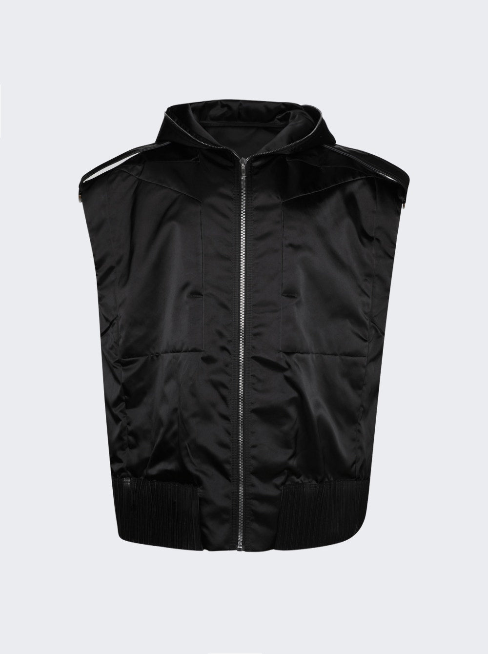 Men | Rick Owens | Lido Sleeveless Hoodie | Black