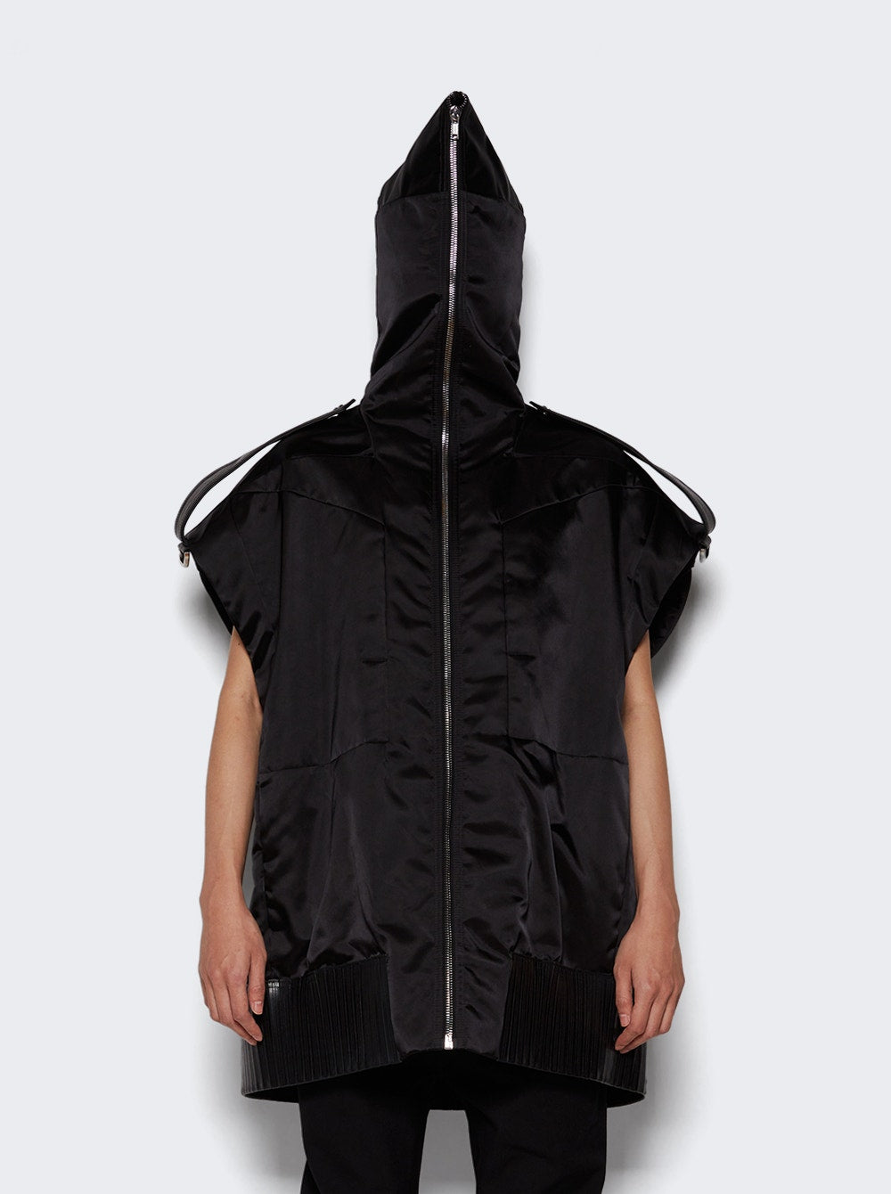 Men | Rick Owens | Lido Sleeveless Hoodie | Black