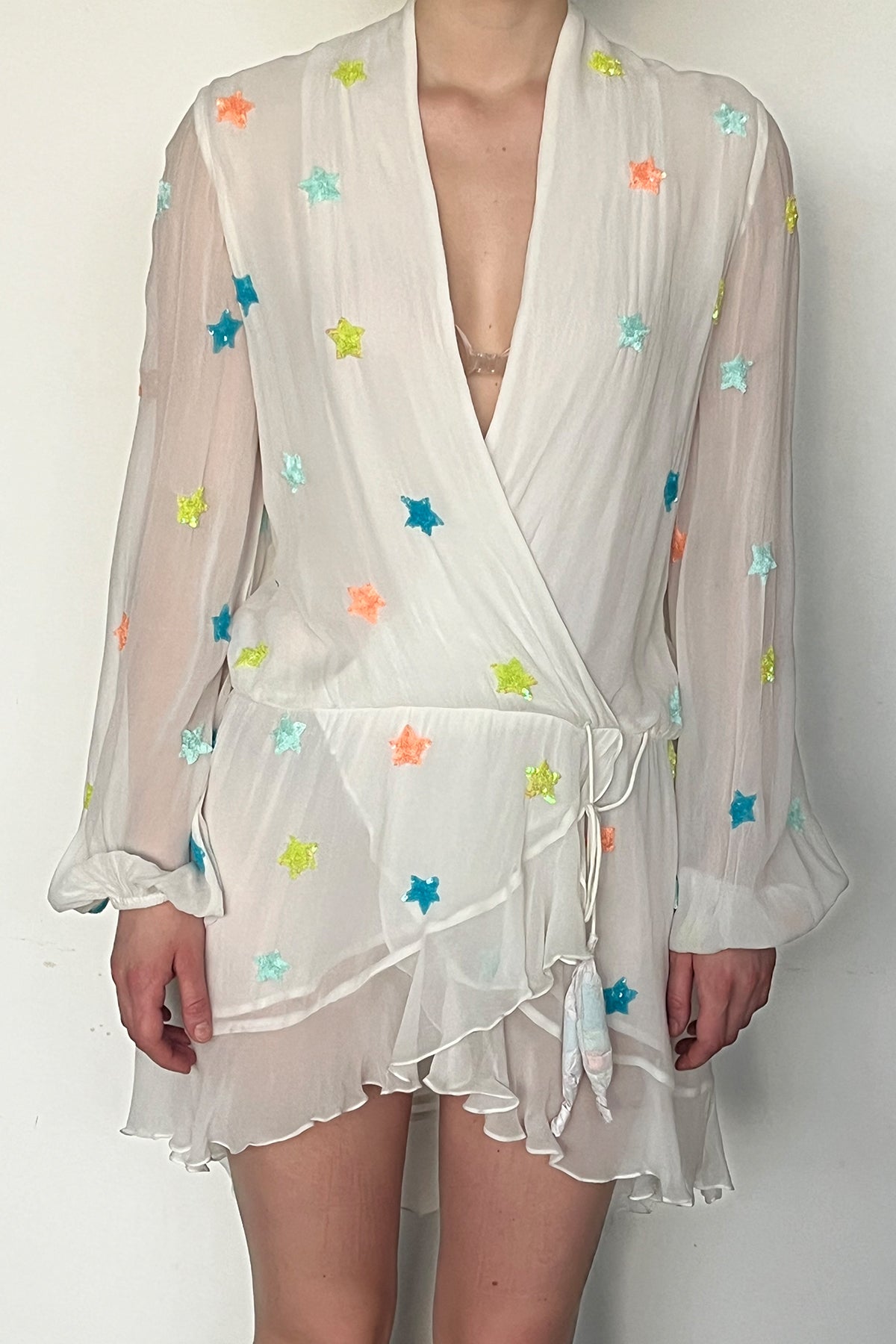 Astra Short Dress | White