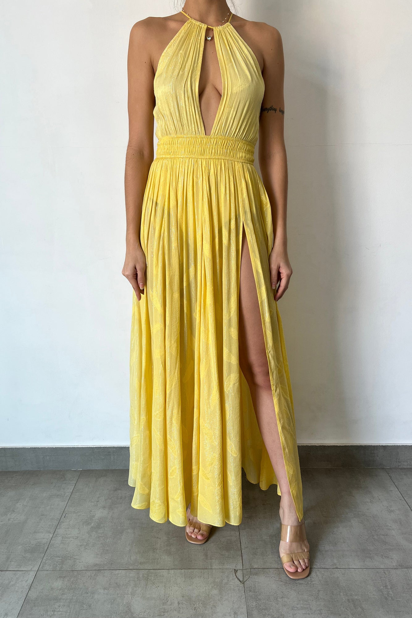 Long Dress | Yellow