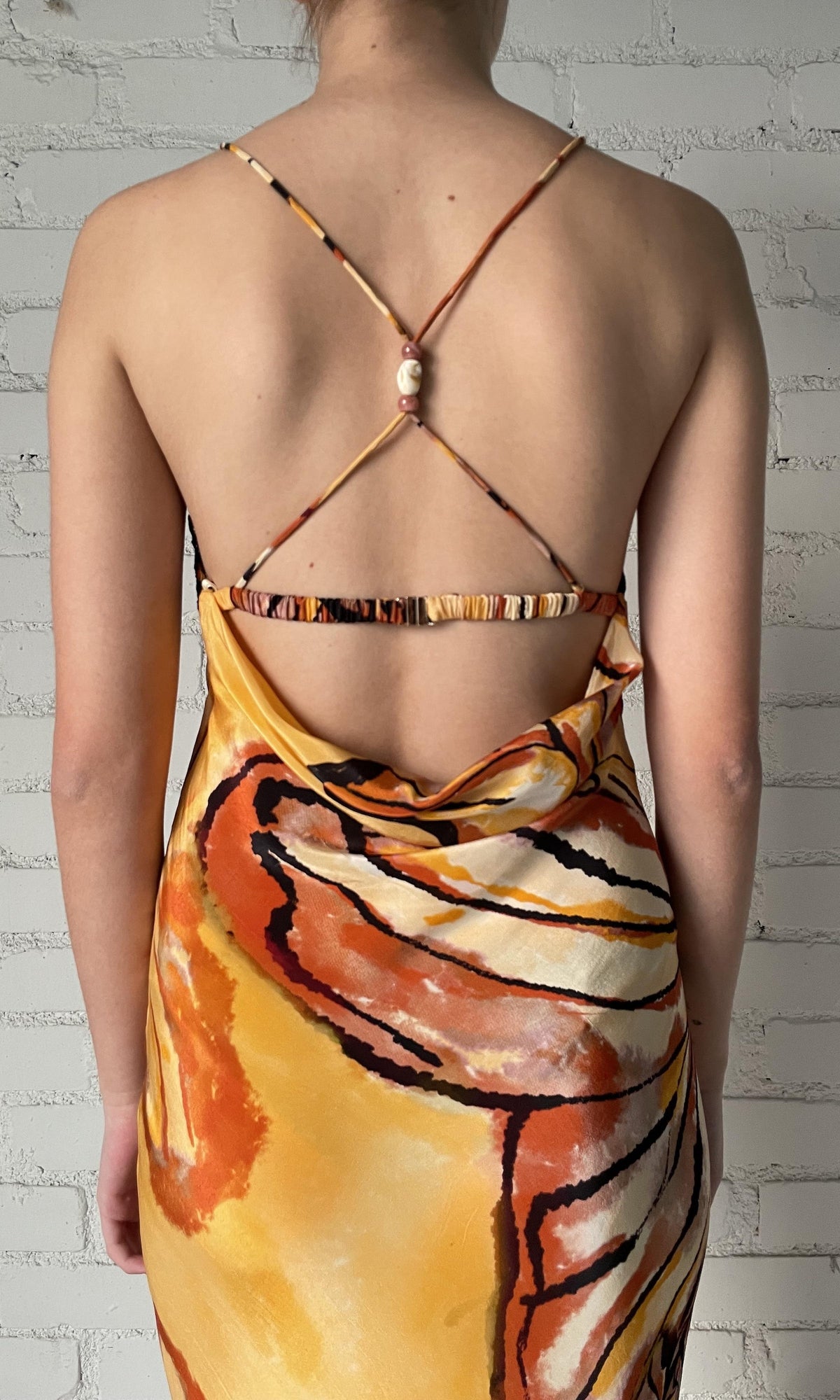 Rococo Sand | Cress Viscose Natural Crepe Maxi Dress | Beige