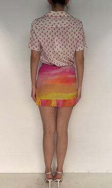 Rococo Sand | Inv Viscose Crepe Short Skirt | Multi