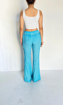 Womens | Inv Viscose Cotton Georgtte Pants | Blue