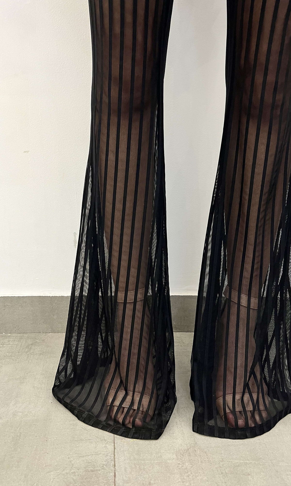 Womens | Plum Polyester Pants | Black