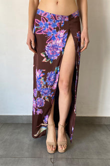 Shay Long Skirt | Brown