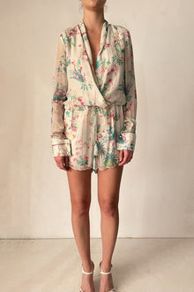 Zaina Short Dress | White/Multi