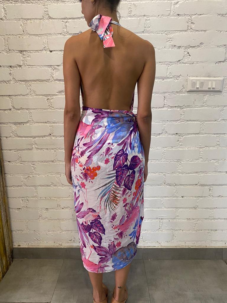 Bodysuit | Pink/Purple Tropical