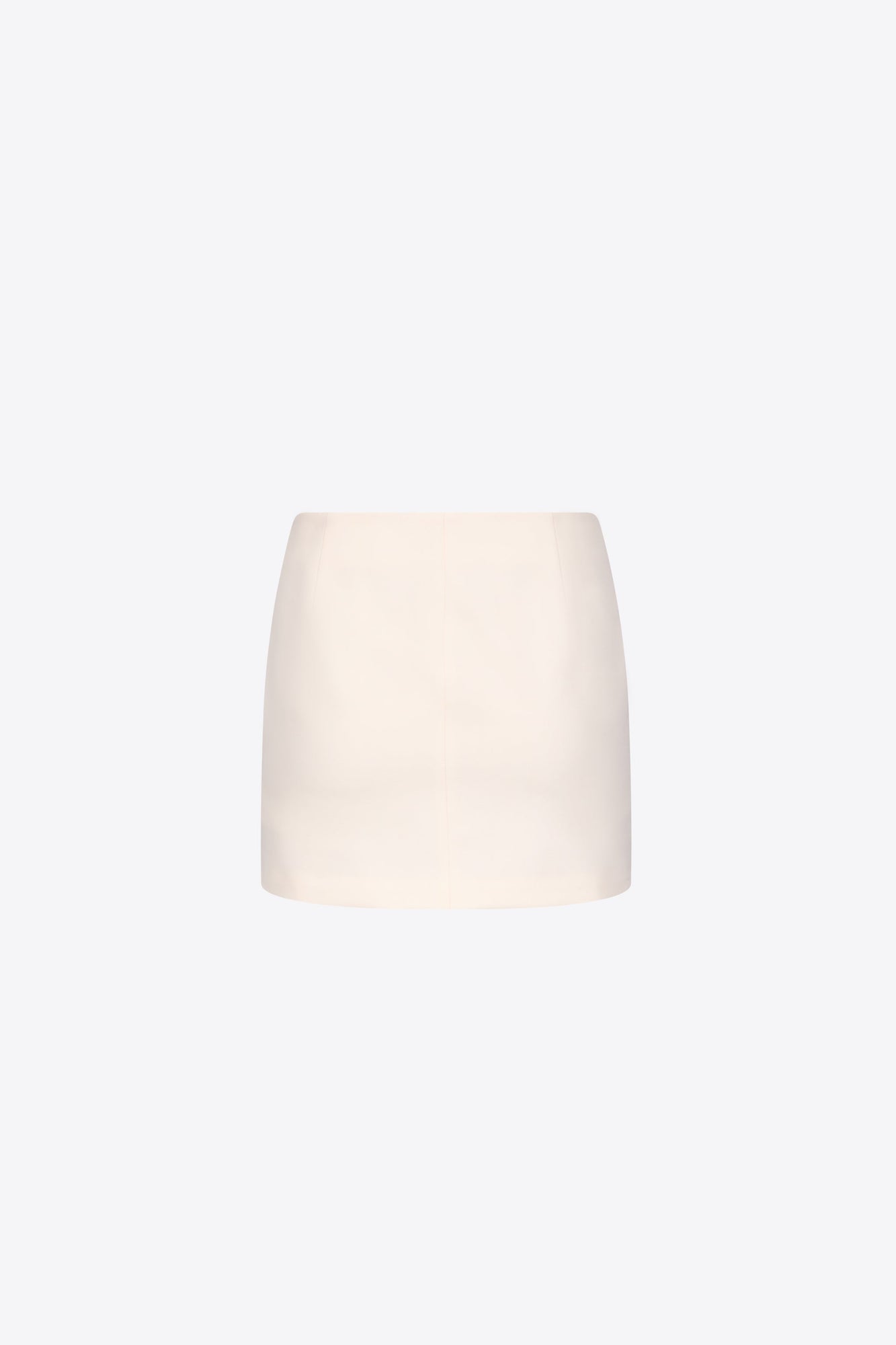 Crystal Brooch Mini Skirt | Whipped White