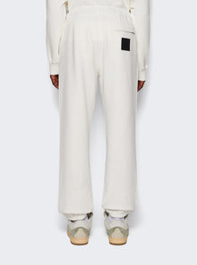 Men | Lanvin X Future | Logo Embroidered Sweatpants Mustang | White