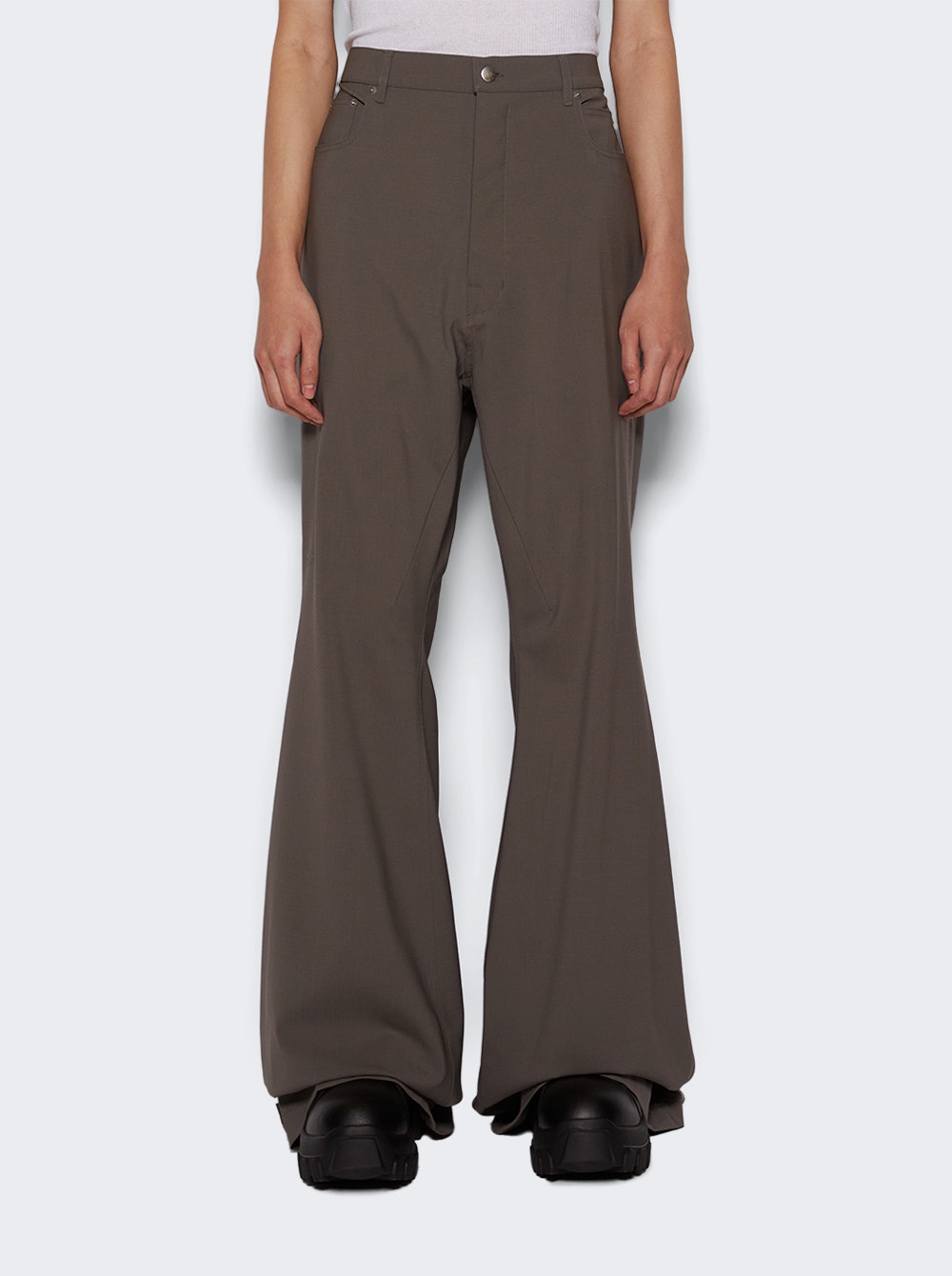 Men | Rick Owens | Bolan Bootcut Pants Dust | Tan