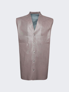 Men | Rick Owens | Strobe Jumbo Cut Out Outershirt Dusty | Pink