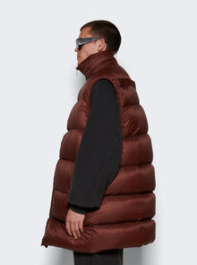 Men | Rick Owens | Flight Vest Throat | Dark Brown