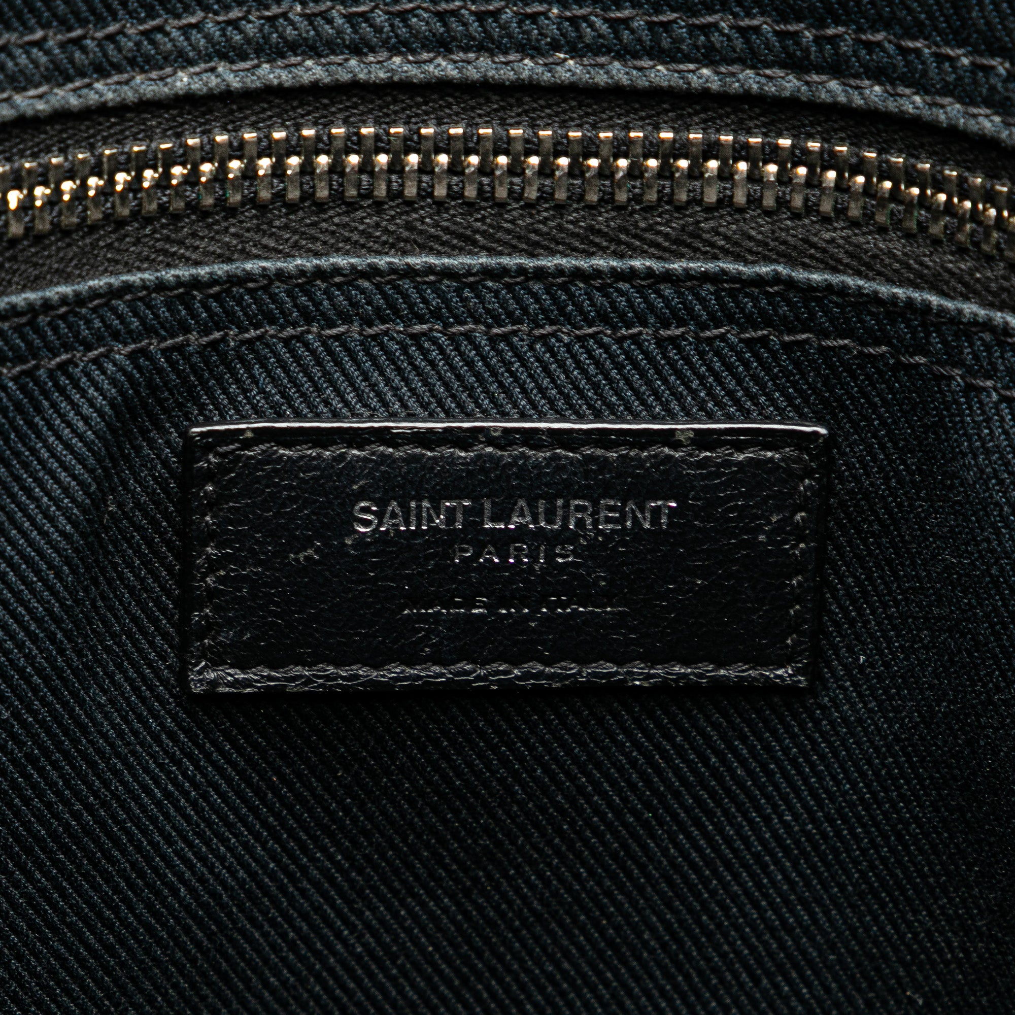 Saint Laurent | Pre-Owned Small Smooth Calfskin Rive Gauche Tote | Black