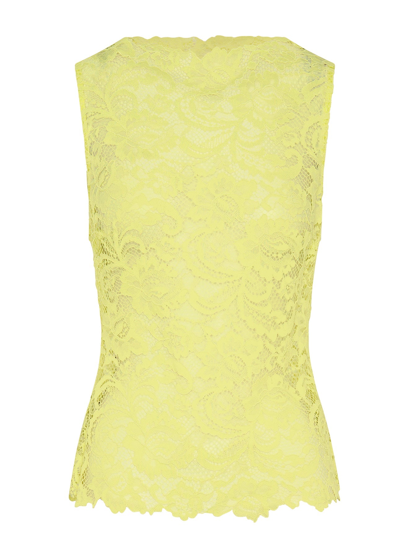 Luella Top | Yellow Lace