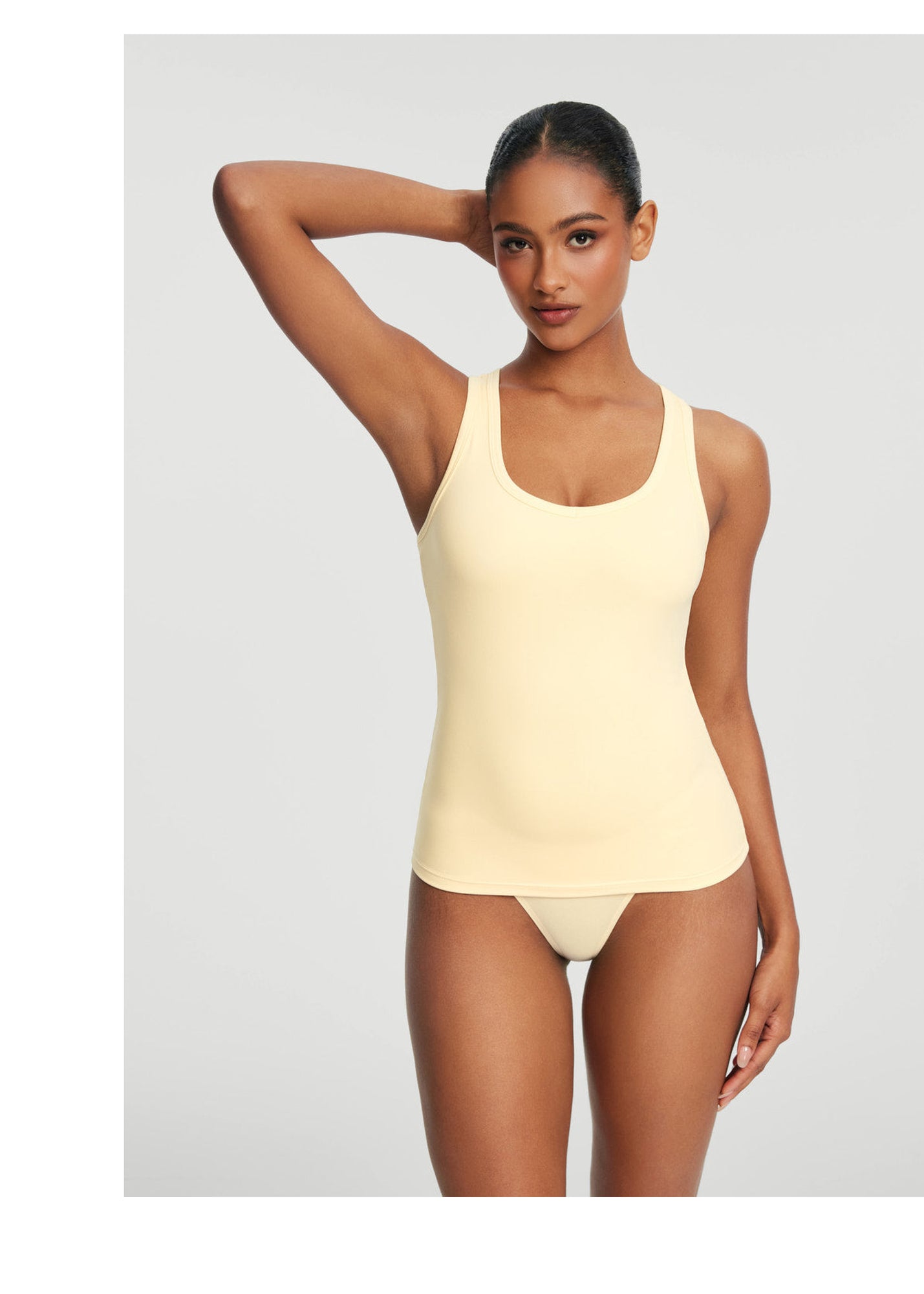 Racerback Tank Top | Lemon Meringue