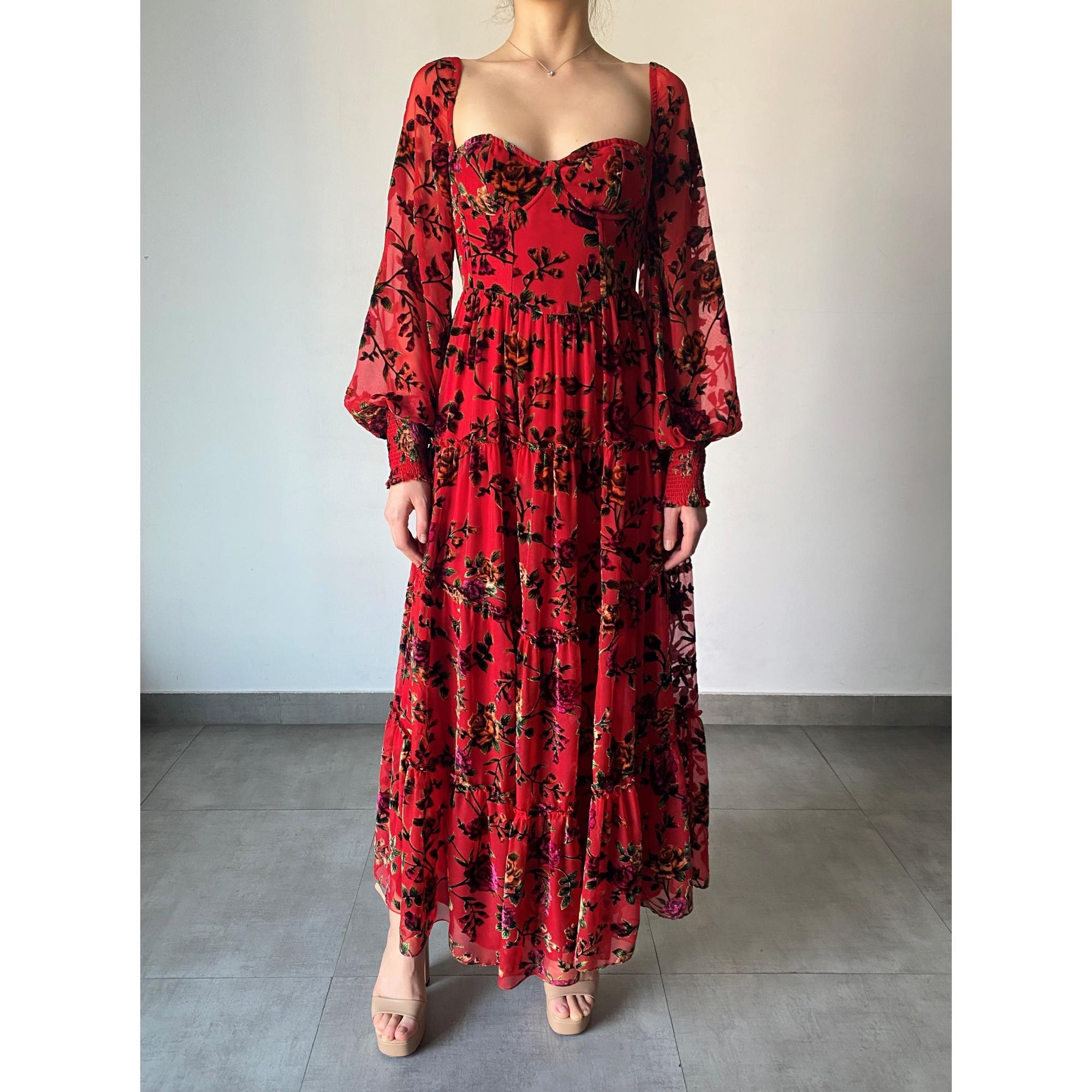 Reha Long Dress