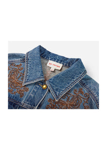Retro Denim Jacket | Blue