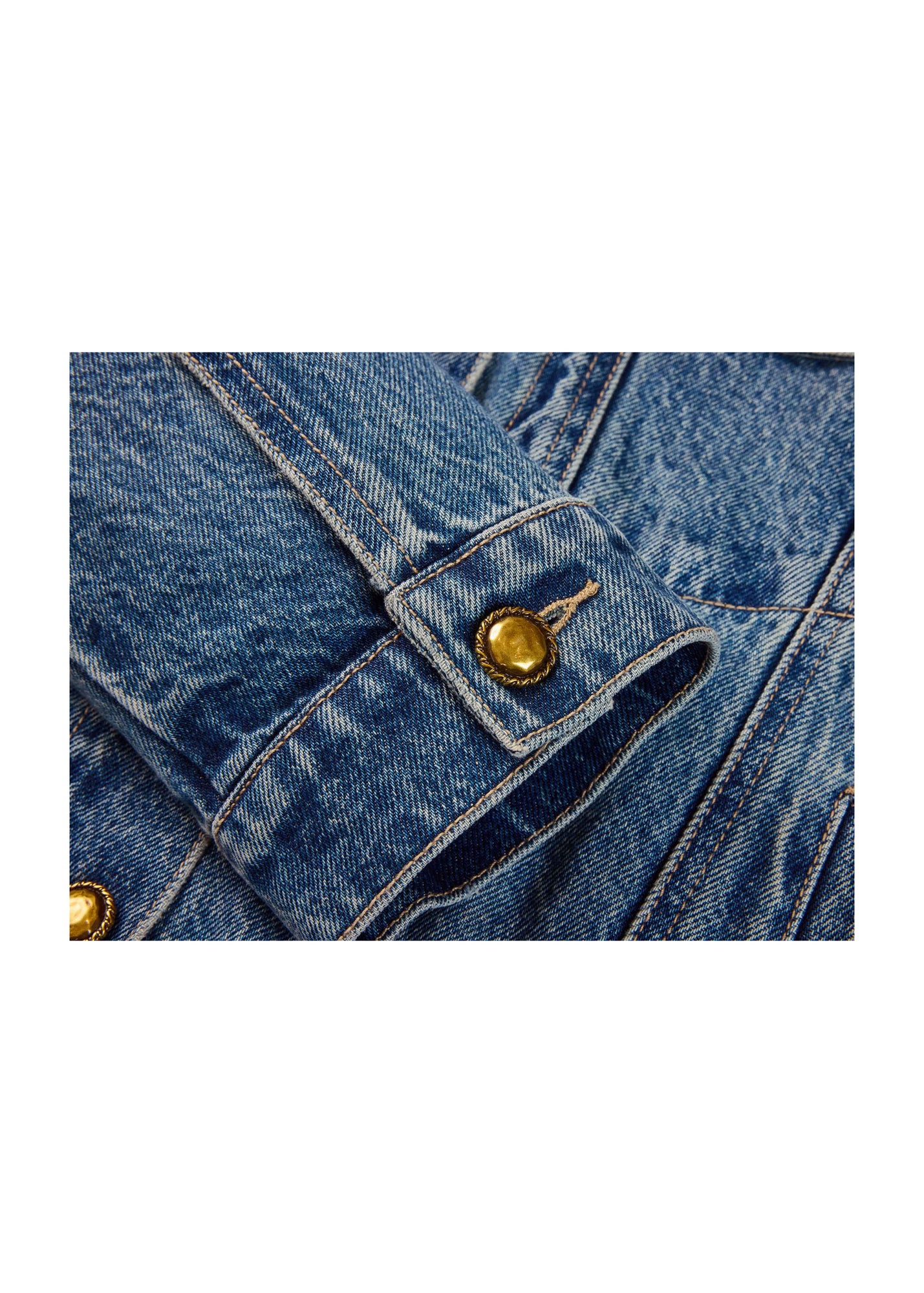 Retro Denim Jacket | Blue