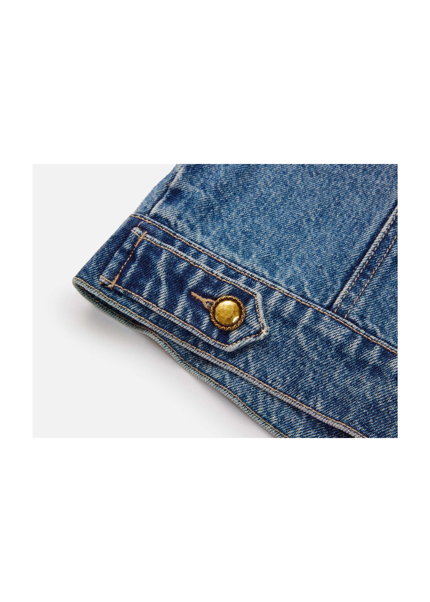 Retro Denim Jacket | Blue