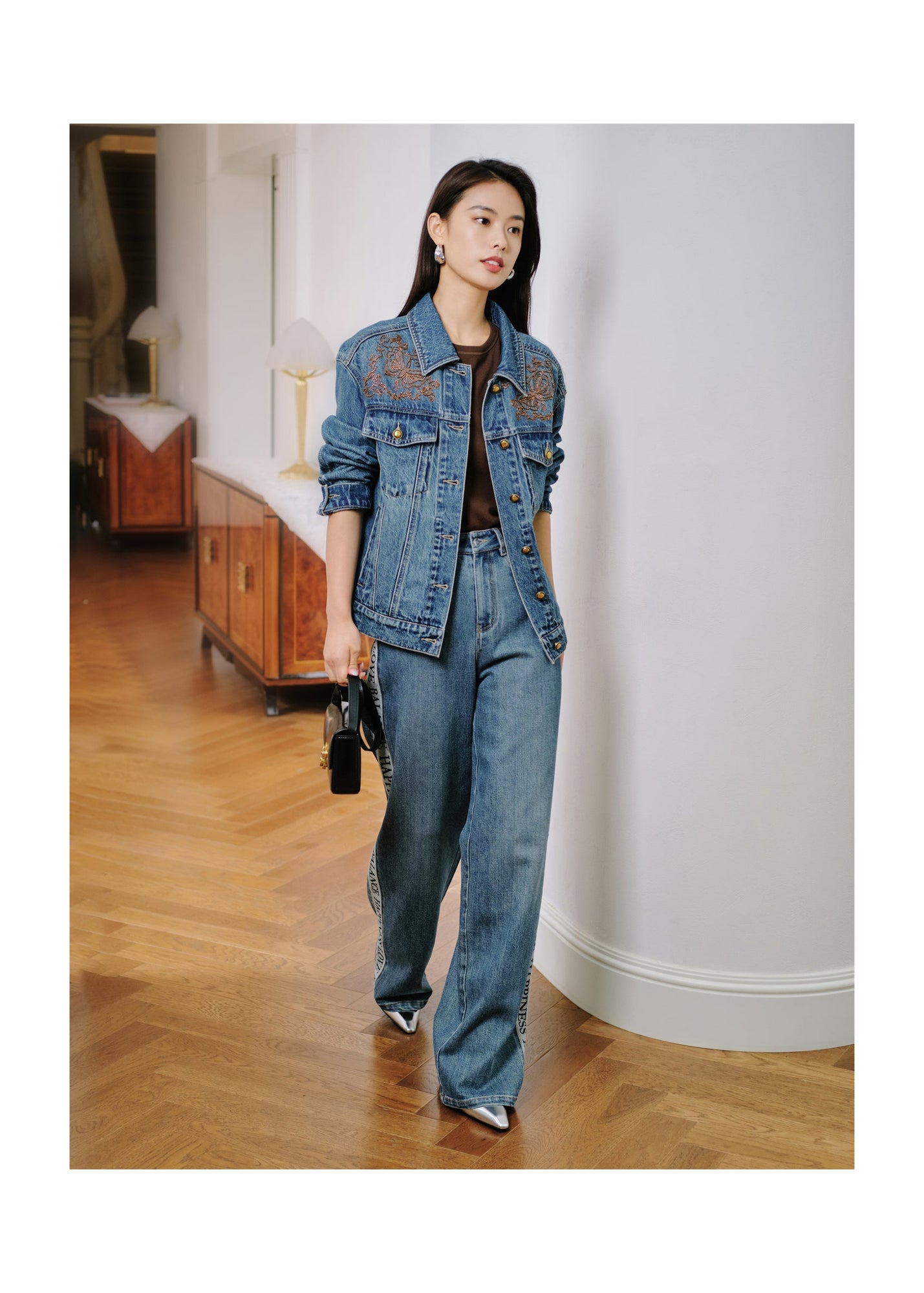 Retro Denim Jacket | Blue