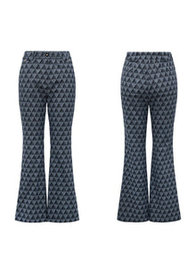 Retro Flared Pants | Blue