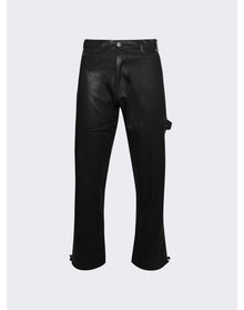 Rhude | Men | Oil Stain Reza Double Knee Jeans | Black