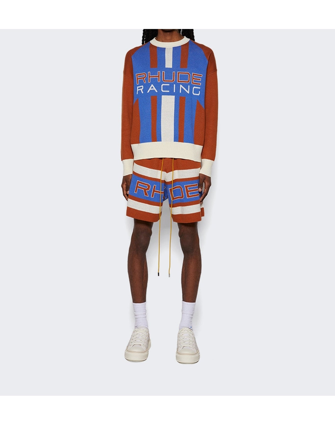 Rhude | Men | Racing Knit Shorts | Multicolor