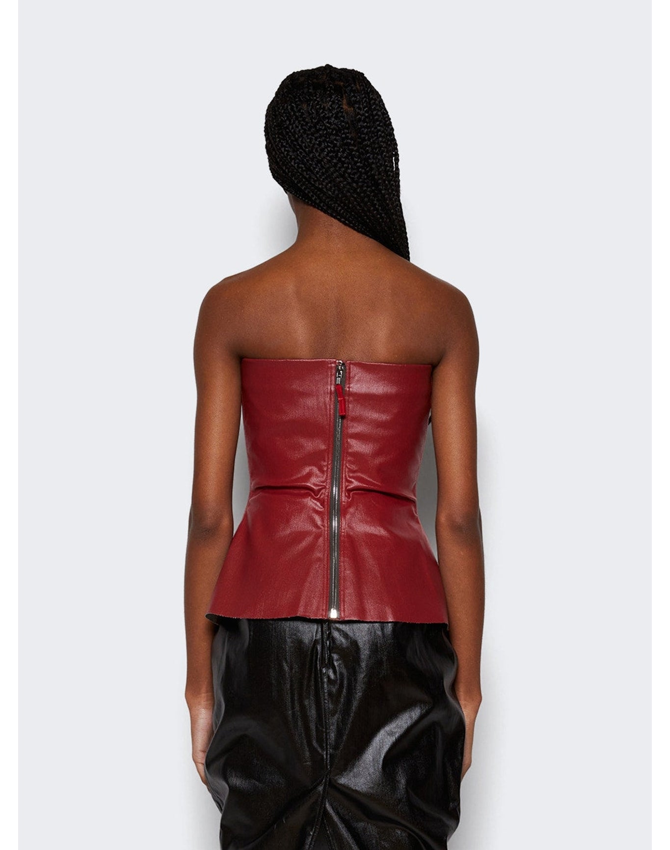 Rick Owens | Women | Bustier Sleeveless Top | Cardinal Red