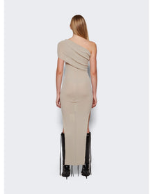 Rick Owens | Women | Ribbed One Shoulder Dress | Pearl
