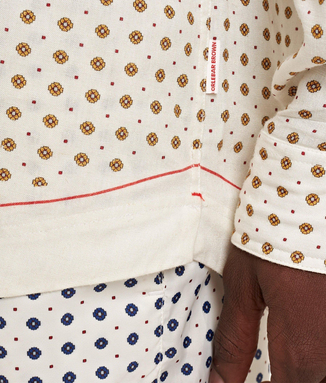 Ridley Cravat Relaxed Fit Overhead Shirt | Sea Mist