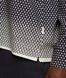 Ridley Floret Classic Collar Relaxed Fit Shirt | Night Iris/White