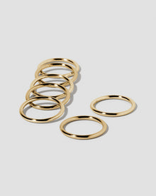 Ring Set ring - front view | gold rings