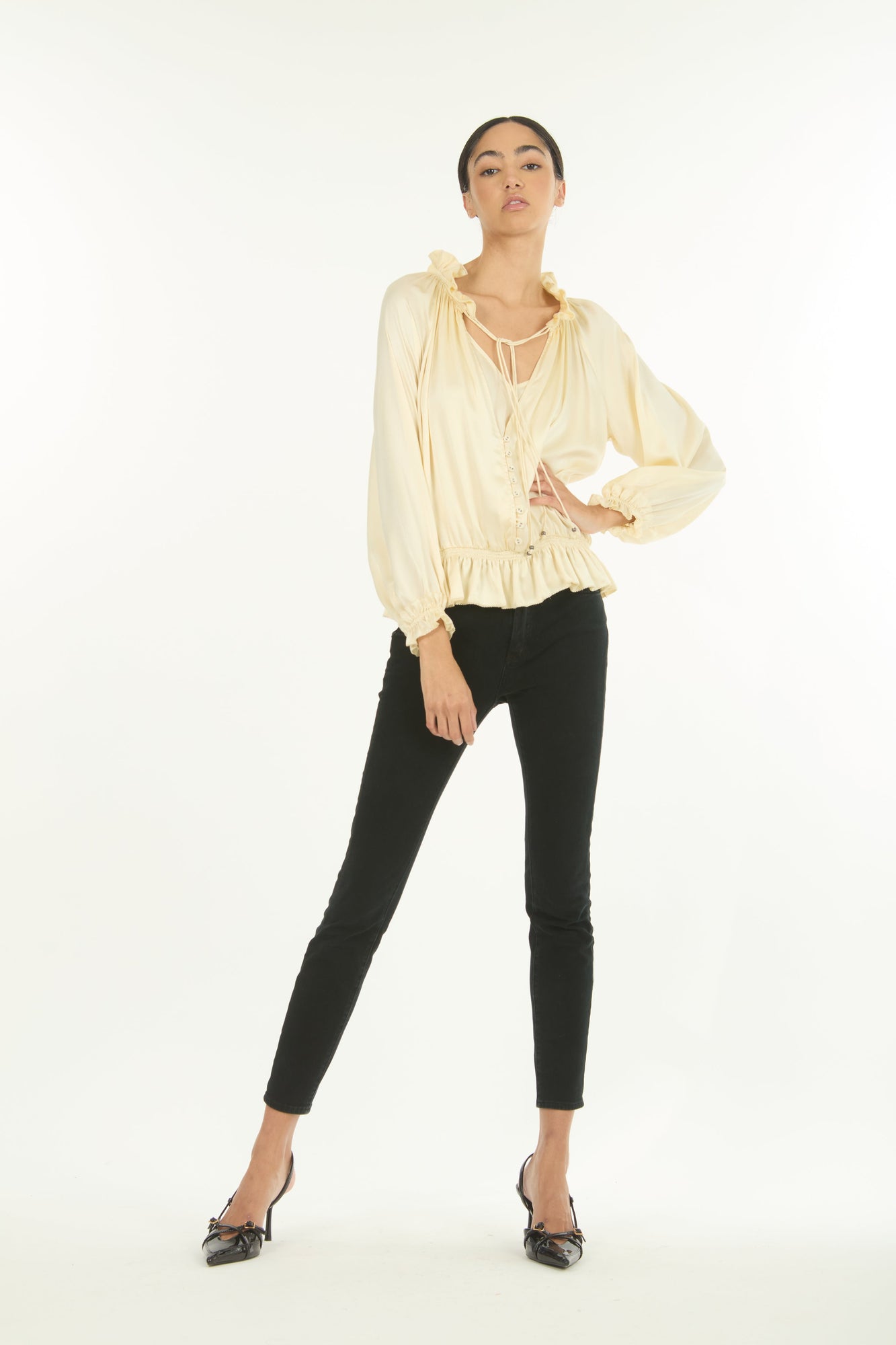 Romane Top | Vintage Creme