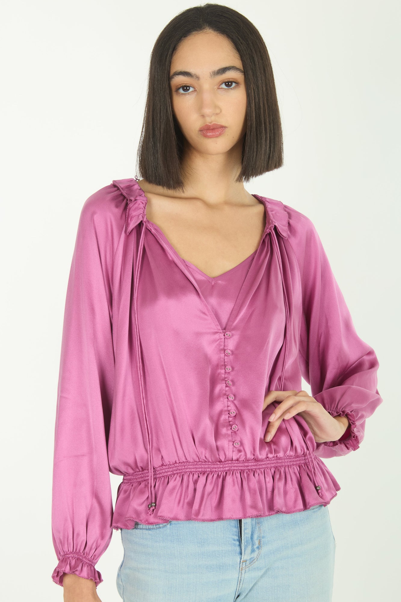 Romane Top | Plum