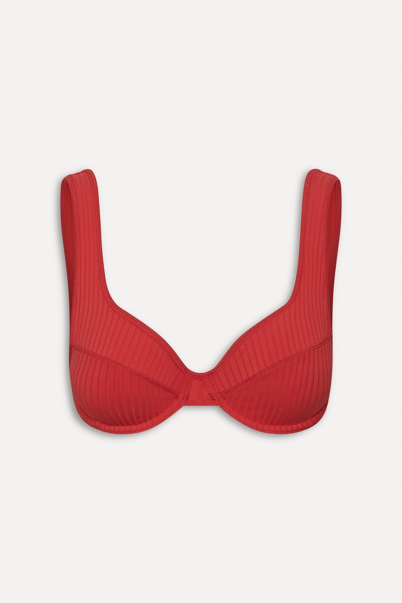 Romeo Underwire Bikini Top - Cherry