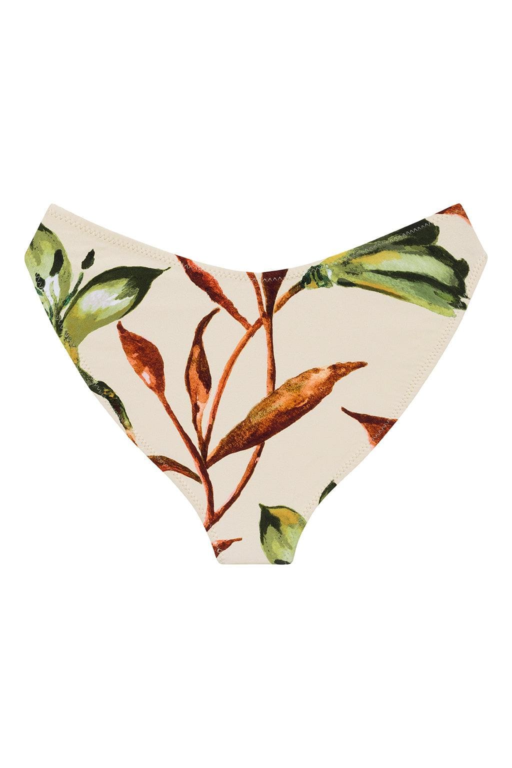 Added Coverage Lulu Bikini Bottom | Rooted Floral