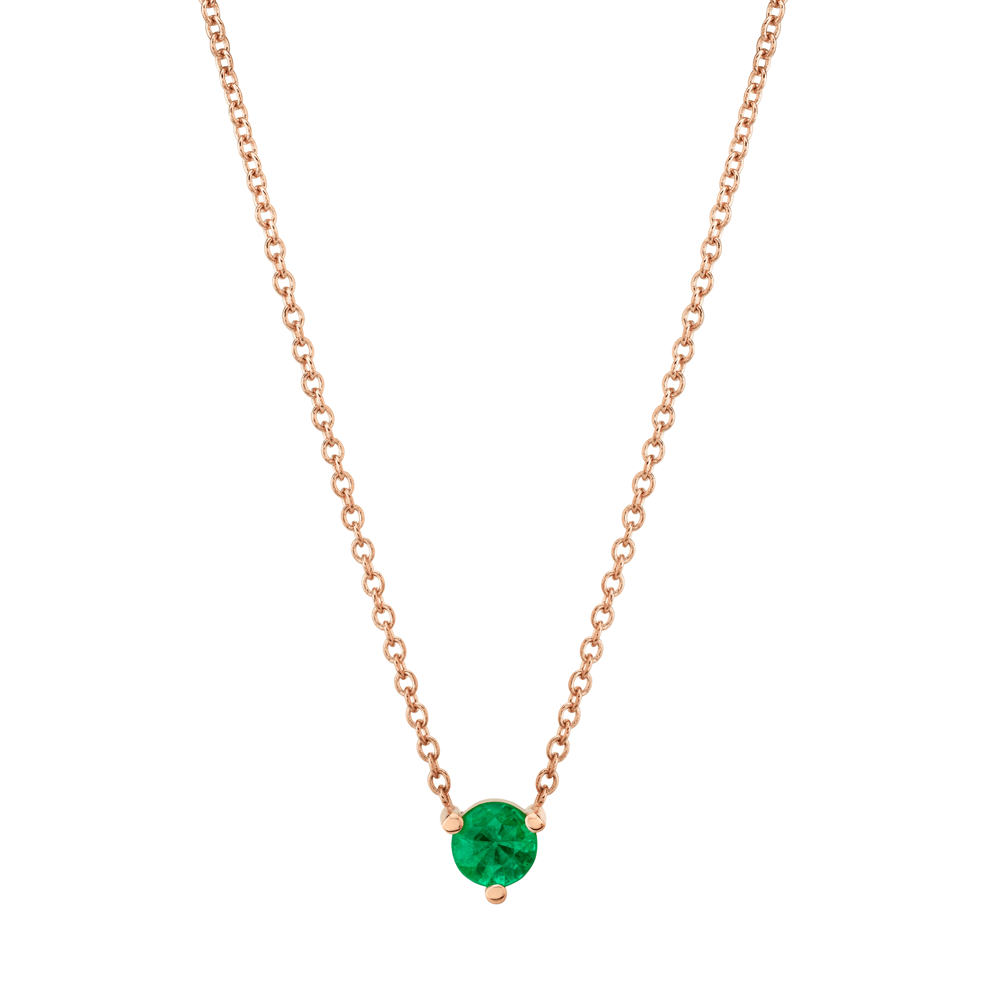 Women | Emerald Sweet Nothings Choker | 14k Rose Gold