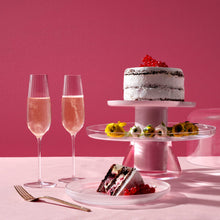 Bloom Cake Stand With Dome | Clear Crystal