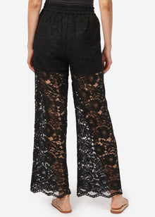 Dara Wide Leg Pant | Black