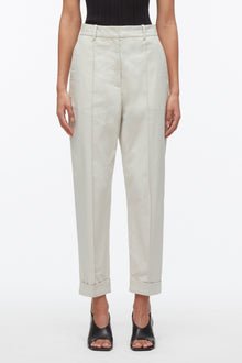 Utility Cropped Trouser | Cement