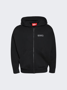 Men | 032c | Routine Zip Hoodie Faded | Black