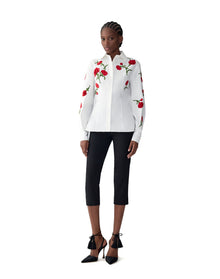 Embroidered Isabela Top | White Multi
