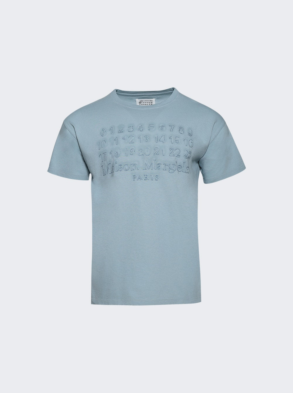 Men | Maison Margiela | Stamp Logo Tee | Baby Blue