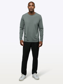 Mens | AO Forever Long Sleeve Tee | Classic-Fit PYCA Pro | Sage