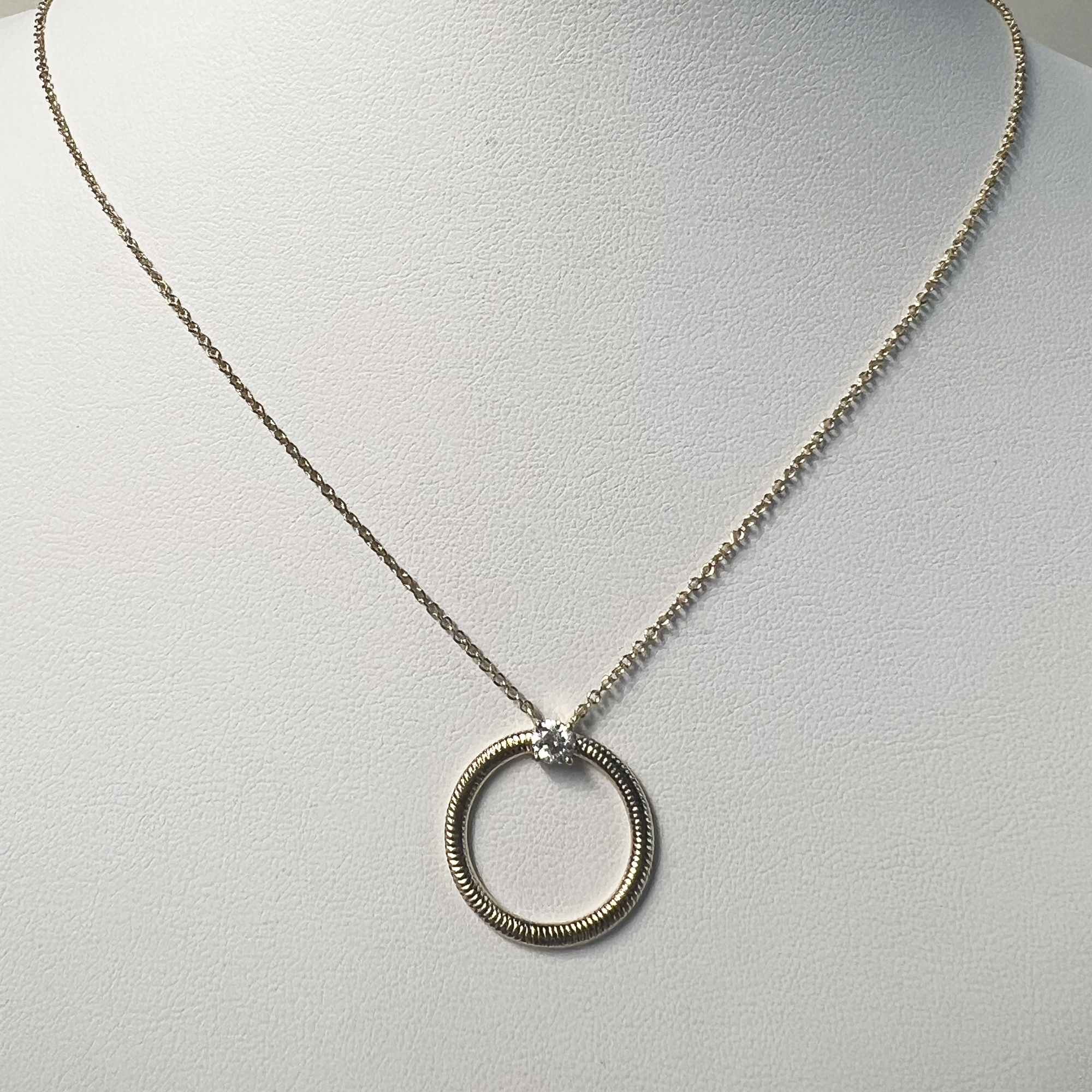 Prince Necklace | 14K Yellow Gold | 0.24 CTW (Approx) White Diamond