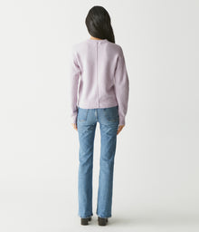 Wes V-Neck Pullover Sweater | Amethyst