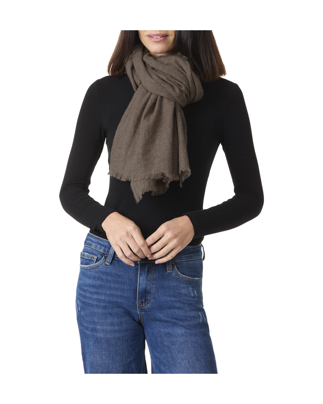 Amicale Cashmere | Women | Women's Wrap | Brown