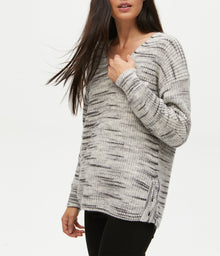 Autumn Spacedye Sweater | Grey Combo