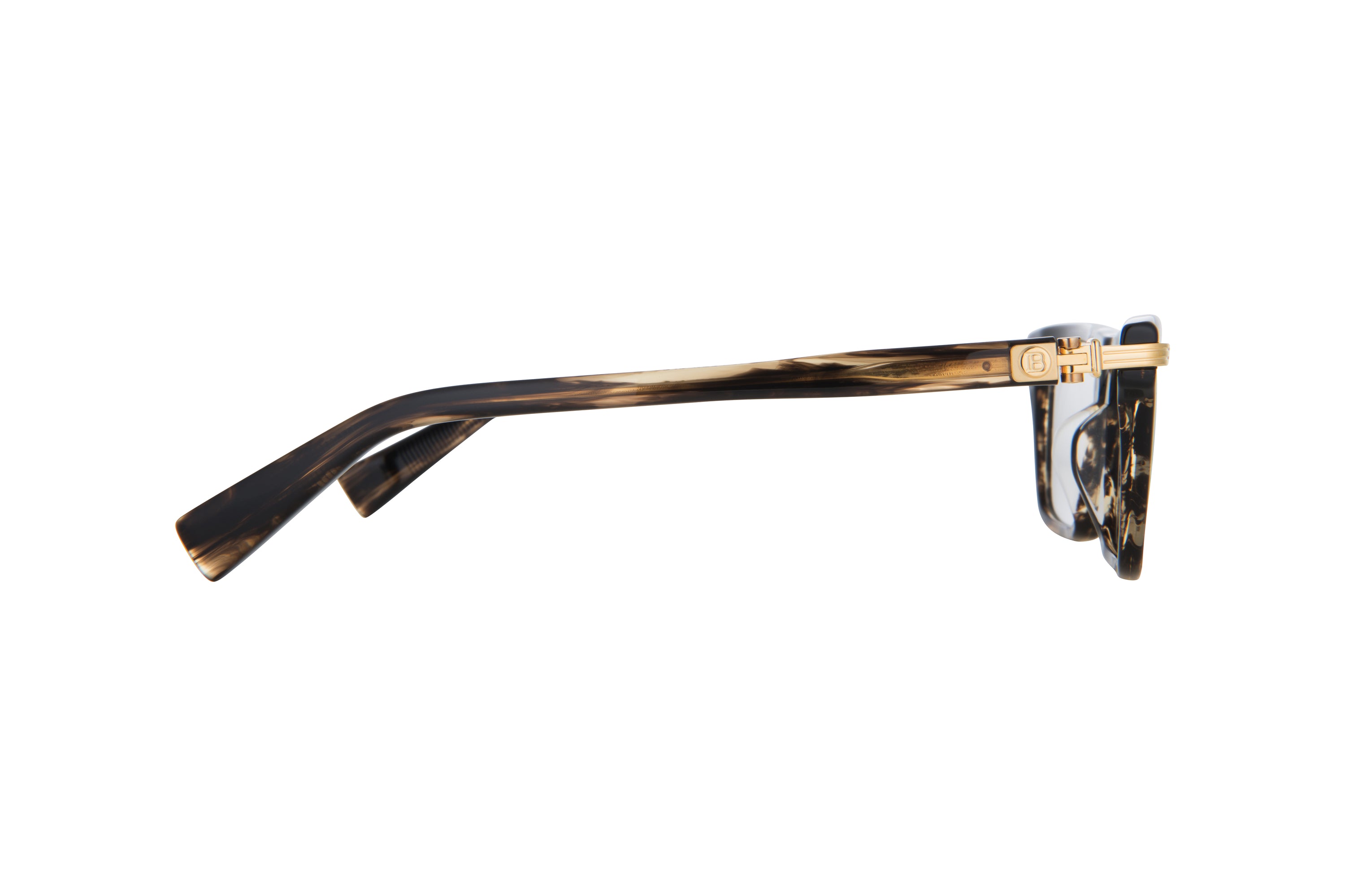 Unisex | Sentinelle - I Optical | Dark Brown Swirl - Gold | Clear